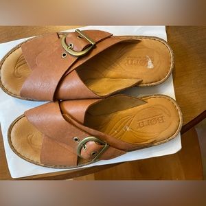 Born leather sandals